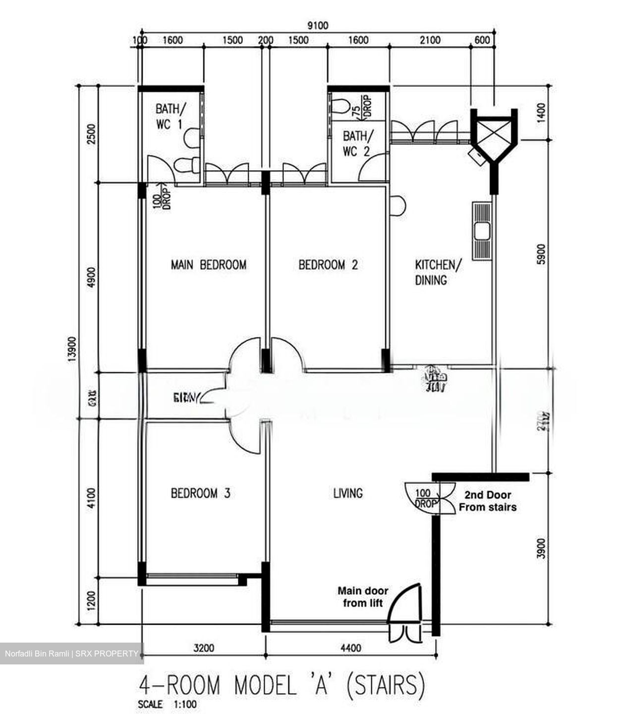 Blk 913 Tampines Street 91 (Tampines), HDB 4 Rooms #496898781